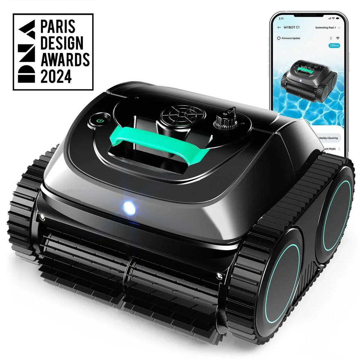 (2026 Upgrade) WYBOT C1 Cordless Robotic Pool Cleaner