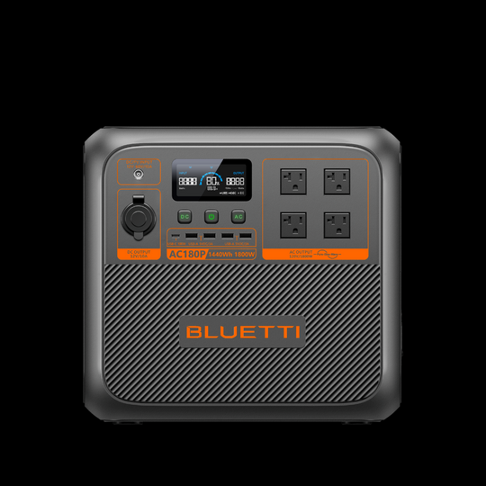 BLUETTI AC180P Portable Power Station front view