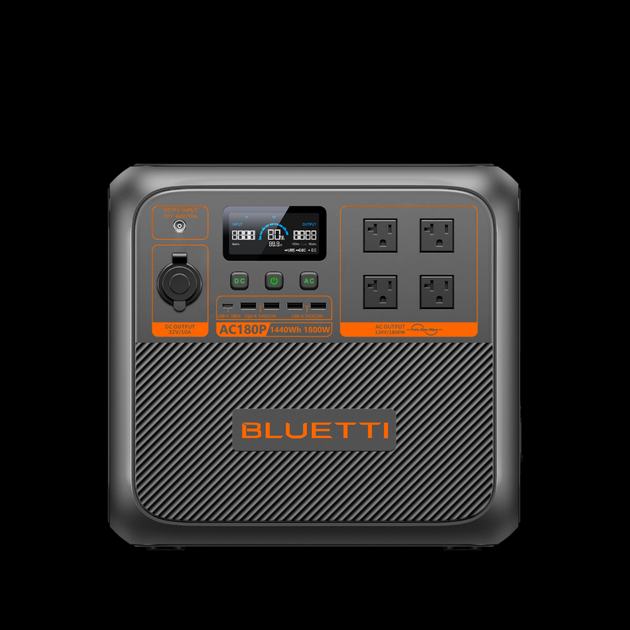 BLUETTI AC180P Portable Power Station front view