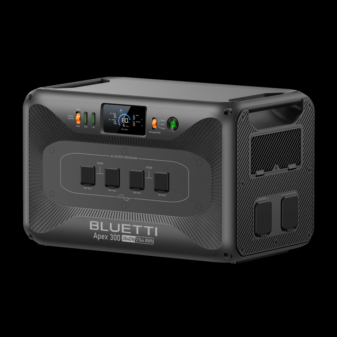 BLUETTI Apex 300 Portable Power Station side view