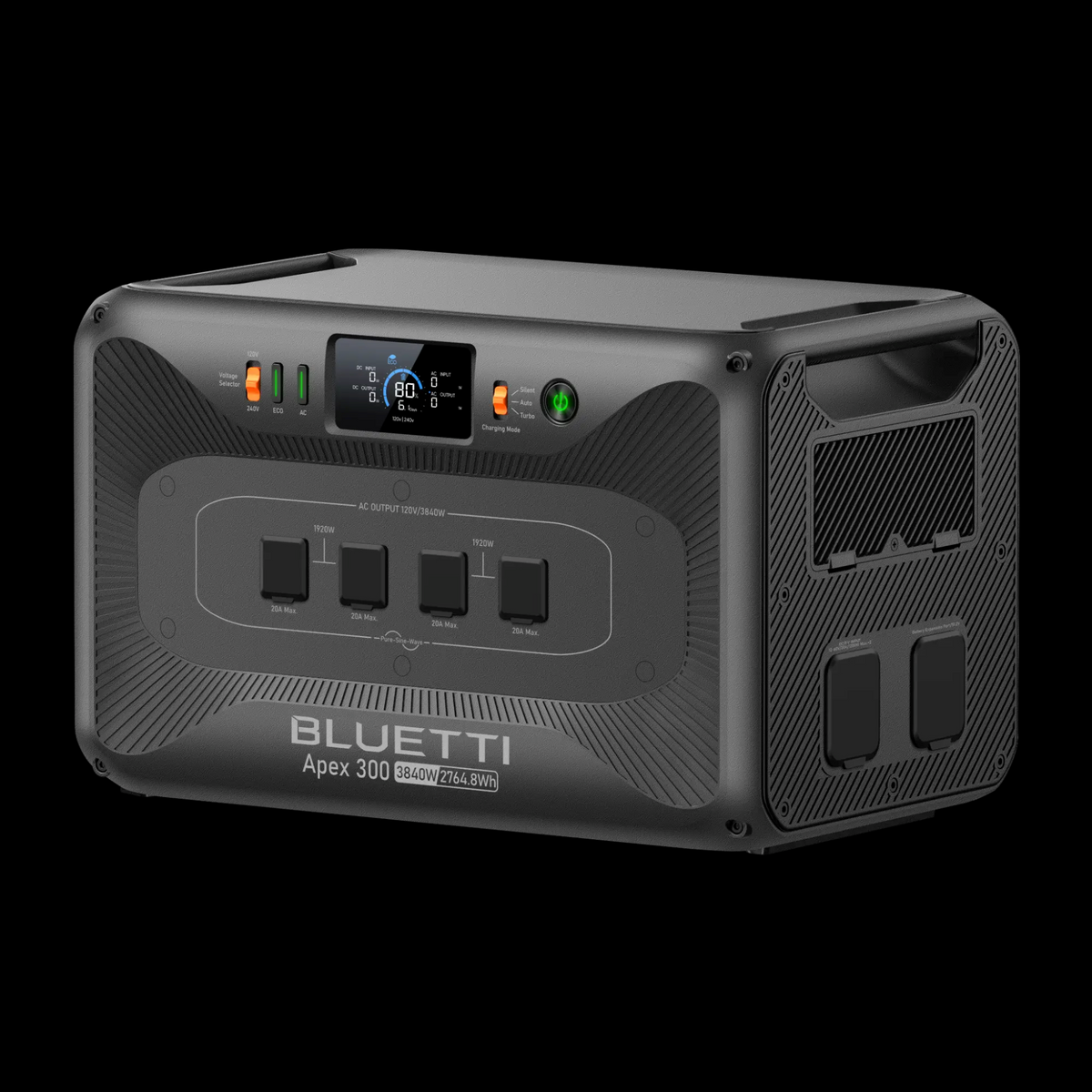 BLUETTI Apex 300 Portable Power Station side view