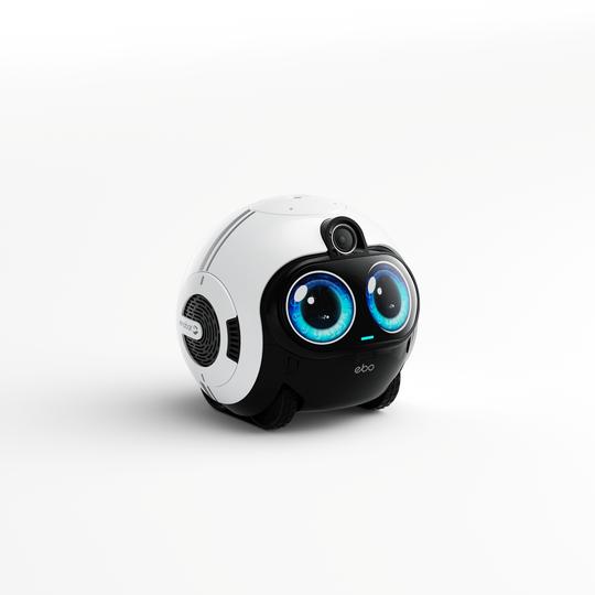 Enabot EBO Max robot three-quarter view