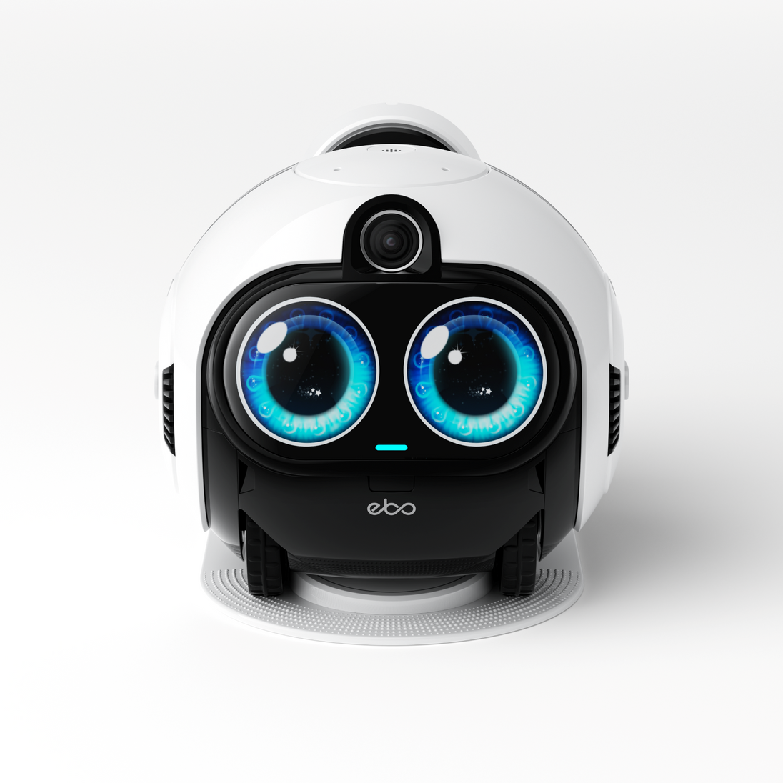 Enabot EBO Max robot on its charging dock