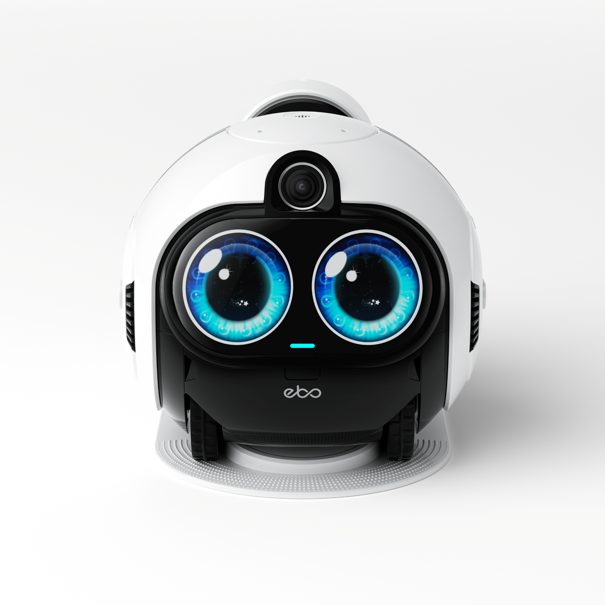 Enabot EBO Max robot on its charging dock