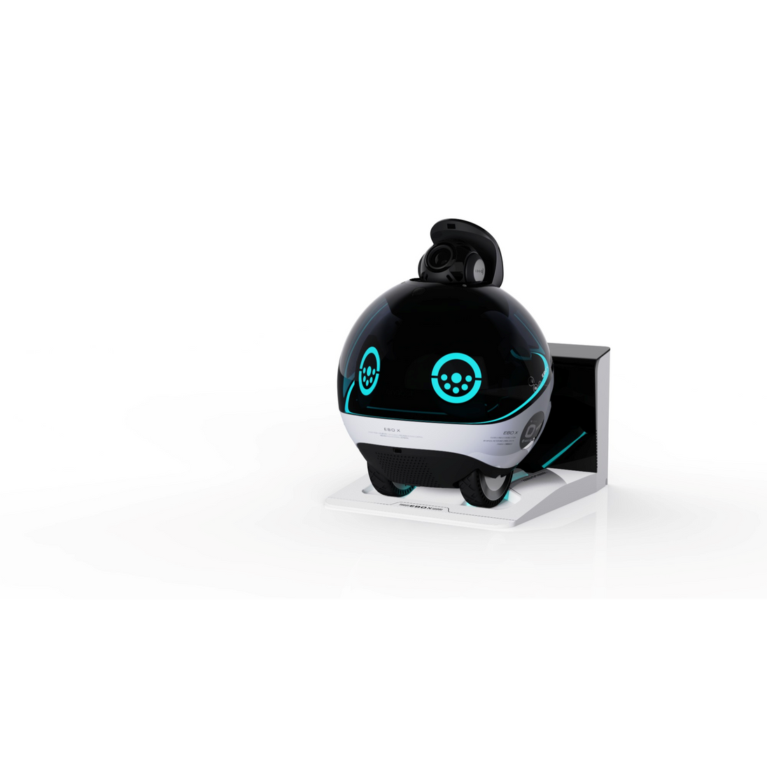 Enabot EBO X robot on its charging dock