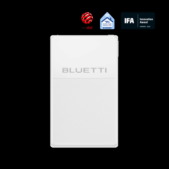 BLUETTI FridgePower with Red Dot and IFA Innovation Award badges