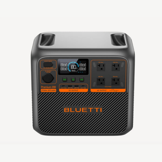 BLUETTI Premium 200 V2 Portable Power Station front view