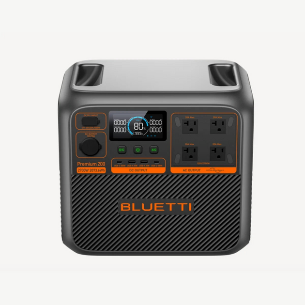 BLUETTI Premium 200 V2 Portable Power Station front view