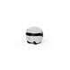 Enabot ROLA Mini robot side profile showing speaker and USB-C port
