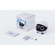 Enabot ROLA Mini what's in the box: robot, box, manual, USB-C cable, pin, microSD card
