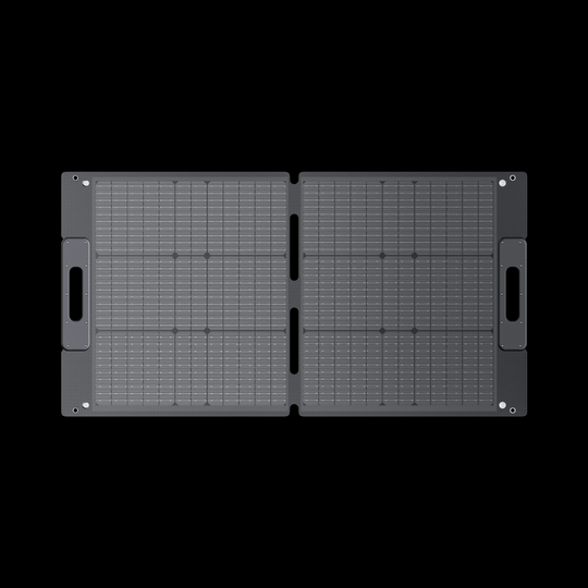 BLUETTI SP100L 100W foldable solar panel unfolded front view