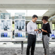 UltiMaker S5 Pro Bundle full stack with Material Station and Air Manager in a studio